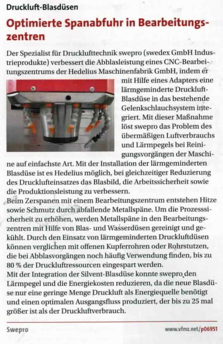 >>Optimierte Spanabfuhr in Bearbeitungszentren<<