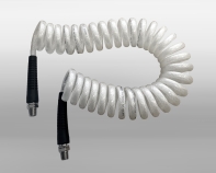 SW SH1024PUB - Spiralschlauch, PU verstärkt, Ø10x6,5mm, L=2,4m, Wickelung Ø33mm, AG 1/4